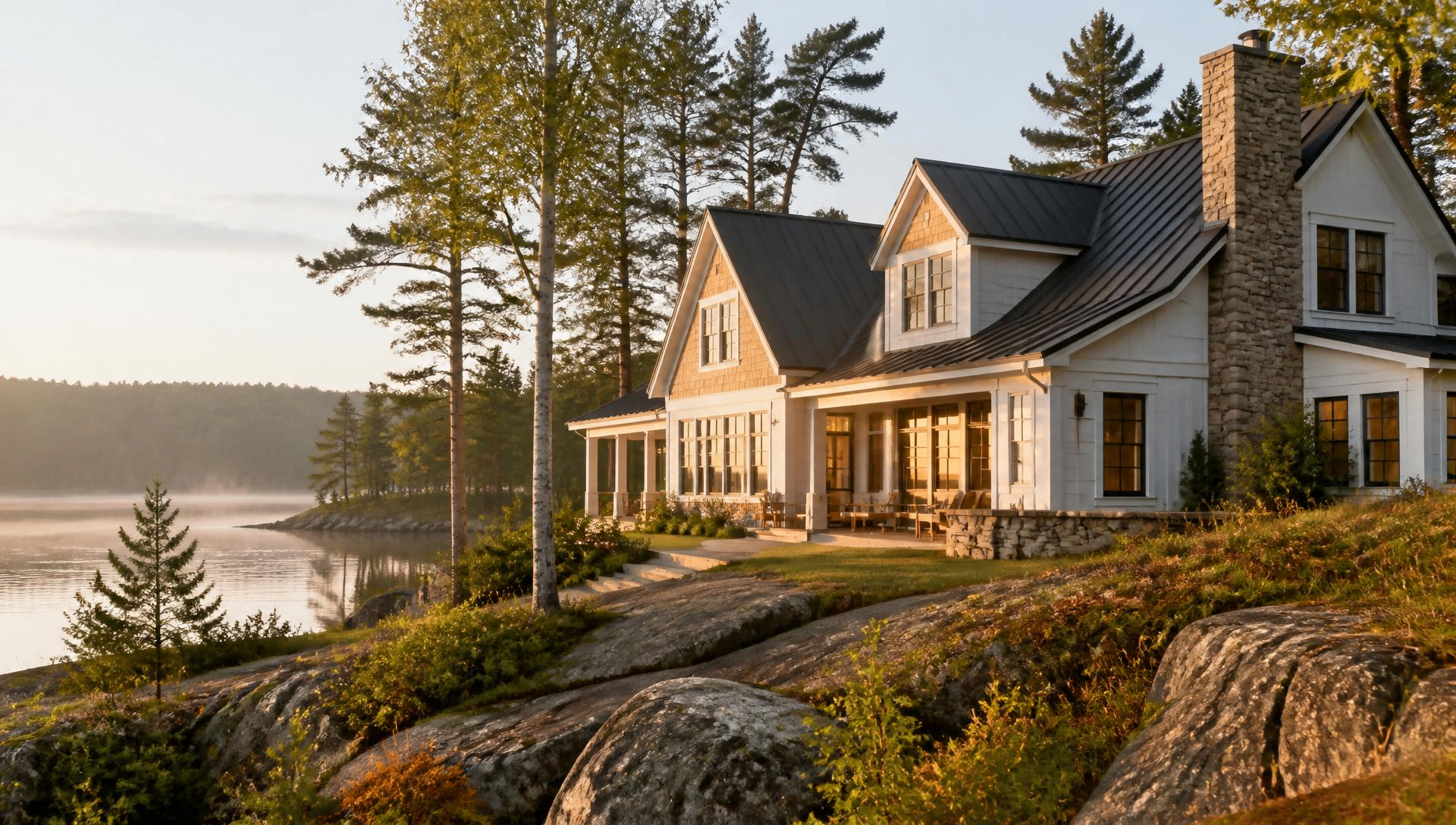 Waterfront Custom Home